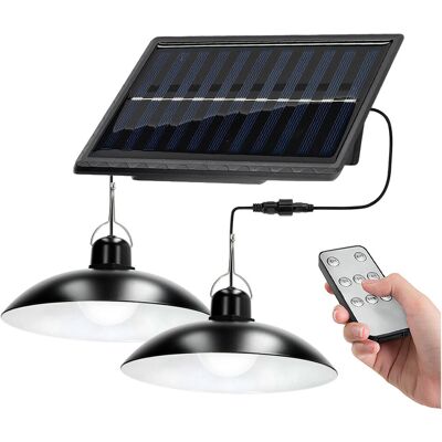 Kobi Lampa solarna CAIRO 2x0,5W oświetlenie zewnętrzne barwa zimna DWA KLOSZE Kobi Lampa solarna CAIRO 2x0,5W oświetlenie zewnętrzne barwa zimna DWA KLOSZE
