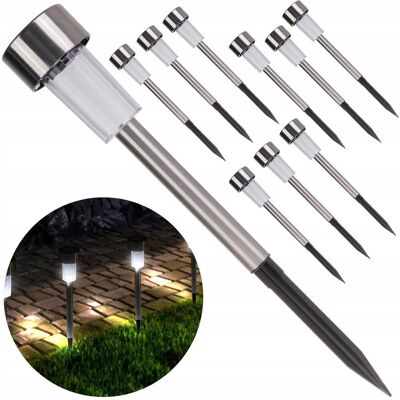 Ketlin Lampa Solarna Ogrodowa Gruntowa Wbijana 4,5X4,5Cmx30Cm 10Szt K02027 Ketlin Lampa Solarna Ogrodowa Gruntowa Wbijana 4,5X4,5Cmx30Cm 10Szt K02027