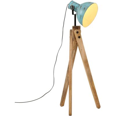 VMP Lampa Stojąca, 25 W, Postarzany Niebieski, 45x45x120 Cm, E27 VMP Lampa Stojąca, 25 W, Postarzany Niebieski, 45x45x120 Cm, E27