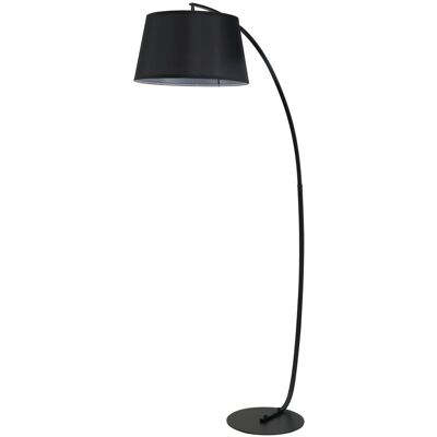 Homcom Lampa Stojąca Do Salonu, Abażur Materiałowy, Włącznik Nożny Homcom Lampa Stojąca Do Salonu, Abażur Materiałowy, Włącznik Nożny