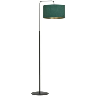 Emibig Hilde Czarna lampa stojąca - Stal, tkaninowy abażur - IP20 Emibig Hilde Czarna lampa stojąca - Stal, tkaninowy abażur - IP20