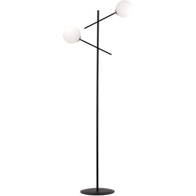 Lampa Stojąca Emibig 2Xe14 40W Linear Lp2 Black/Opal 1169/Lp2 Lampa Stojąca Emibig 2Xe14 40W Linear Lp2 Black/Opal 1169/Lp2