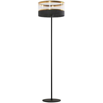 Lampa stojąca LAMPEX Elia, 40 W, czarno-złota, 151x40 cm Lampa stojąca LAMPEX Elia, 40 W, czarno-złota, 151x40 cm