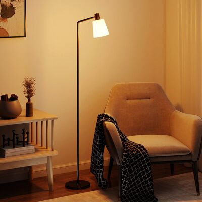 Yulinland Lampa stojąca LED do salonu, lampa podłogowa z obracaną o 350° głowicą, lampa stojąca z temperaturami barwowymi 3000K/4000K/6500K, czarna Yulinland Lampa stojąca LED do salonu, lampa podłogowa z obracaną o 350° głowicą, lampa stojąca z temperaturami barwowymi 3000K/4000K/6500K, czarna