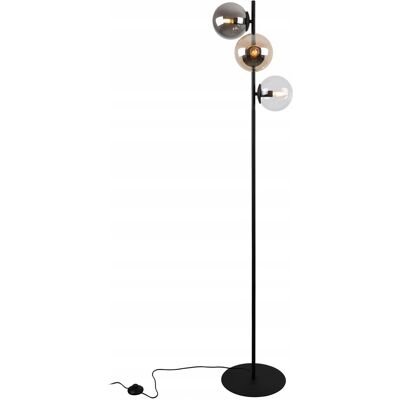 inna (Inny) LAMPA STOJĄCA PODŁOGOWA CZARNA SZKLANE KULE W 3 KOLORACH LOFT DO SALONU E14 inna (Inny) LAMPA STOJĄCA PODŁOGOWA CZARNA SZKLANE KULE W 3 KOLORACH LOFT DO SALONU E14