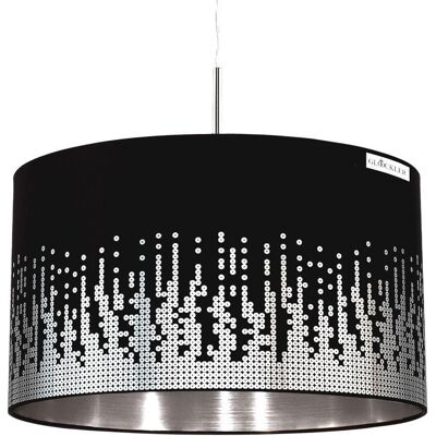 Lampa stojąca podłogowa Glööckler by EGLO – czarna z cekinami Lampa stojąca podłogowa Glööckler by EGLO – czarna z cekinami