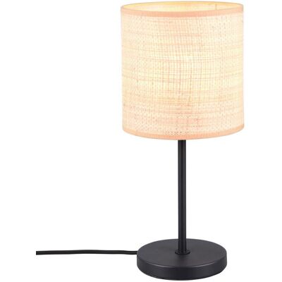 Inny producent Lampa stojąca stołowa AIMEE R51851036 RL 1x10W E27 Metal/Rafia Czarny/Naturalny Inny producent Lampa stojąca stołowa AIMEE R51851036 RL 1x10W E27 Metal/Rafia Czarny/Naturalny