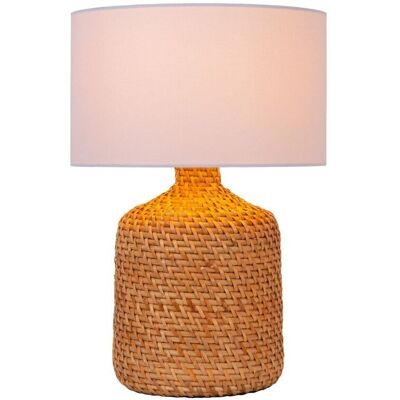 Lucide ARRAH - Lampa stołowa - Naturalna - Ø 35 cm - E27 Lucide ARRAH - Lampa stołowa - Naturalna - Ø 35 cm - E27