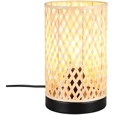 Inny producent Lampa stojąca stołowa LAURENT R56091932 RL 1x10W E27 Metal/Bambus Inny producent Lampa stojąca stołowa LAURENT R56091932 RL 1x10W E27 Metal/Bambus