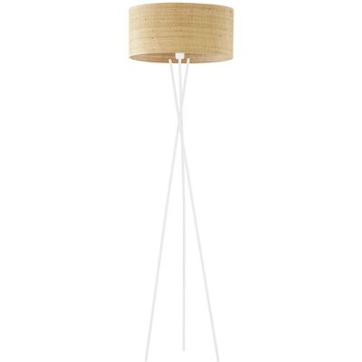 LYSNE Lampa stojąca trójnóg w stylu boho PARYŻ BOHO/biały LYSNE Lampa stojąca trójnóg w stylu boho PARYŻ BOHO/biały