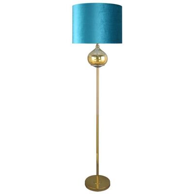 Lampa podłogowa Eurofirany Lotos9 - Lampa z abażurem z satyny Lampa podłogowa Eurofirany Lotos9 - Lampa z abażurem z satyny