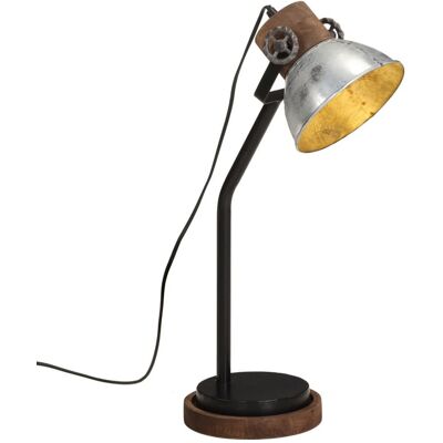 VMP Lampa stołowa, 25 W, srebrny vintage, 18x18x60 cm, E27 VMP Lampa stołowa, 25 W, srebrny vintage, 18x18x60 cm, E27