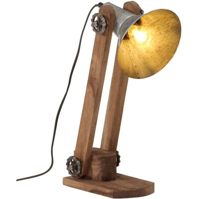 VMP Lampa Stołowa, 25 W, Srebro Vintage, 23x13x52 Cm, E27 VMP Lampa Stołowa, 25 W, Srebro Vintage, 23x13x52 Cm, E27