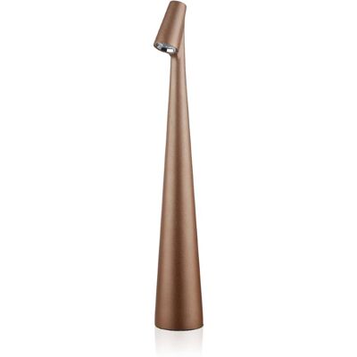 Interlook Lampa stołowa 33,5cm Bezprzewodowa lampka nocna z wbudowanym akumulatorem Lampka z dotykowym sterowaniem HMS-355-BROWN Interlook Lampa stołowa 33,5cm Bezprzewodowa lampka nocna z wbudowanym akumulatorem Lampka z dotykowym sterowaniem HMS-355-BROWN