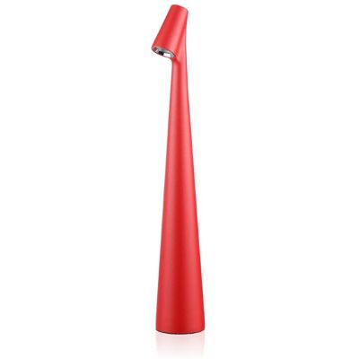 Interlook Lampa stołowa 33,5cm Bezprzewodowa lampka nocna z wbudowanym akumulatorem Lampka z dotykowym sterowaniem HMS-355-RED Interlook Lampa stołowa 33,5cm Bezprzewodowa lampka nocna z wbudowanym akumulatorem Lampka z dotykowym sterowaniem HMS-355-RED