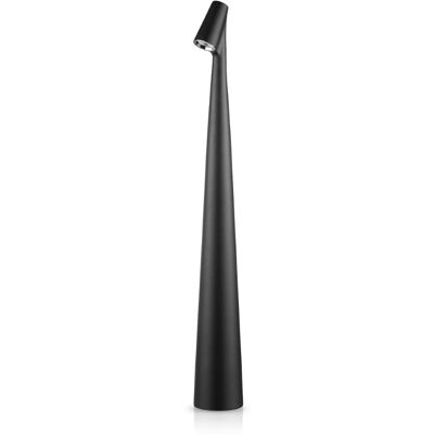Interlook Lampa stołowa 43cm Bezprzewodowa lampka nocna z wbudowanym akumulatorem Lampka z dotykowym sterowaniem HMS-455-BLACK Interlook Lampa stołowa 43cm Bezprzewodowa lampka nocna z wbudowanym akumulatorem Lampka z dotykowym sterowaniem HMS-455-BLACK