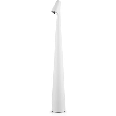 Interlook Lampa stołowa 43cm Bezprzewodowa lampka nocna z wbudowanym akumulatorem Lampka z dotykowym sterowaniem HMS-455-WHITE Interlook Lampa stołowa 43cm Bezprzewodowa lampka nocna z wbudowanym akumulatorem Lampka z dotykowym sterowaniem HMS-455-WHITE