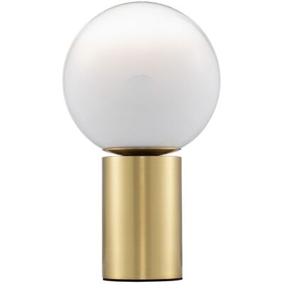Nowoczesna Złota i Biała Lampa Stołowa Nova Luce JIAN - Lampa Stołowa Nowoczesna Złota i Biała Lampa Stołowa Nova Luce JIAN - Lampa Stołowa