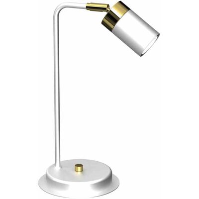 Lampa stołowa biurkowa LED Milagro JOKER MLP7536 biel / złoto Lampa stołowa biurkowa LED Milagro JOKER MLP7536 biel / złoto