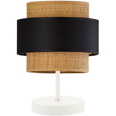 LYSNE Lampa stołowa boho AWINION II BOHO, biały/czarny LYSNE Lampa stołowa boho AWINION II BOHO, biały/czarny