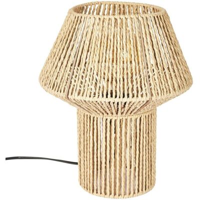HowHomely Lampa stołowa boho NATURA 33 cm brązowa HowHomely Lampa stołowa boho NATURA 33 cm brązowa