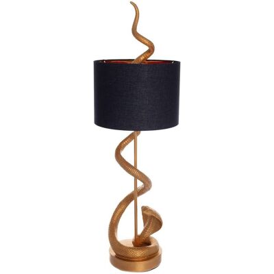 Dekoria Lampa stołowa Cobra 80cm, 25 x 25 x 80 cm Dekoria Lampa stołowa Cobra 80cm, 25 x 25 x 80 cm