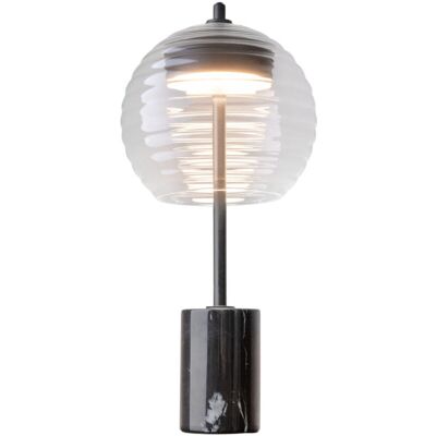 Lampa stołowa czarna szklana kula Mystic LED 8W Maytoni Lampa stołowa czarna szklana kula Mystic LED 8W Maytoni