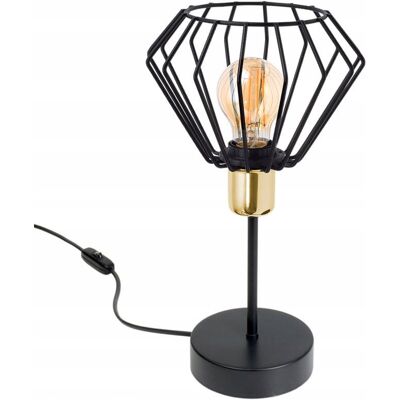 Romir Lampa stołowa czarna ze złotem 1 Kali 1416cz Romir Lampa stołowa czarna ze złotem 1 Kali 1416cz