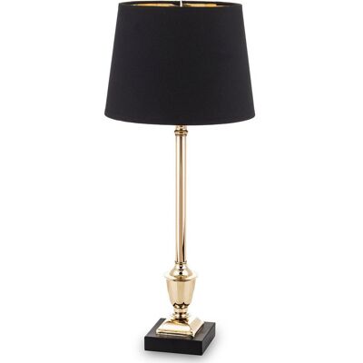 nieznany producent LAMPA STOŁOWA CZARNA ZŁOTA 60cm METALOWA GLAMOUR NOWOCZESNA STOJĄCA nieznany producent LAMPA STOŁOWA CZARNA ZŁOTA 60cm METALOWA GLAMOUR NOWOCZESNA STOJĄCA