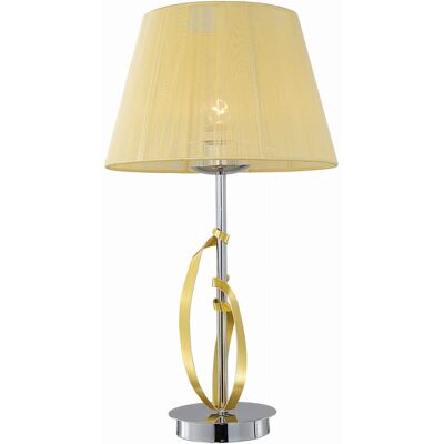 Lampa stołowa Diva Chrom Złoty, Candellux Lampa stołowa Diva Chrom Złoty, Candellux