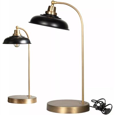 Skandi.pl LAMPA STOŁOWA DUŻA 52cm złota czarna stojąca nocna do salonu E27 wysoka Skandi.pl LAMPA STOŁOWA DUŻA 52cm złota czarna stojąca nocna do salonu E27 wysoka
