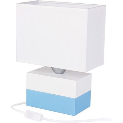 Marka Model - Biały/Niebieski Lampa biurkowa E27 - Użytkowanie wewnętrzne Marka Model - Biały/Niebieski Lampa biurkowa E27 - Użytkowanie wewnętrzne