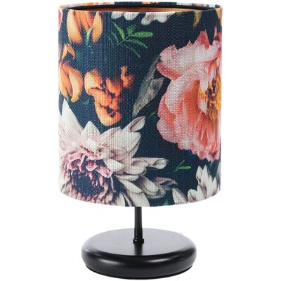 BPS Koncept Lampa stołowa FLORAL-C wielokolorowa/miedziana BPS Koncept Lampa stołowa FLORAL-C wielokolorowa/miedziana