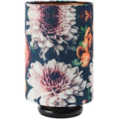 BPS Koncept Lampa stołowa FLORAL-D wielokolorowa/miedziana BPS Koncept Lampa stołowa FLORAL-D wielokolorowa/miedziana
