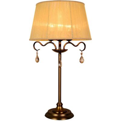 Candellux Lighting Lampa Stołowa Gabinetowa Candellux Fiesta 41-15273 E14 Patyna Candellux Lighting Lampa Stołowa Gabinetowa Candellux Fiesta 41-15273 E14 Patyna