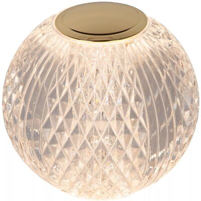 Lampa stołowa glamour ozdobna kula 9 cm wbudowany LED Cintra Lucide Lampa stołowa glamour ozdobna kula 9 cm wbudowany LED Cintra Lucide
