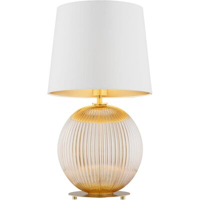 Inny producent Lampa Stołowa Hamilton 8534 Argon 1xE27 15W Abażur Satynowy/ Szkło, Kremowy Inny producent Lampa Stołowa Hamilton 8534 Argon 1xE27 15W Abażur Satynowy/ Szkło, Kremowy