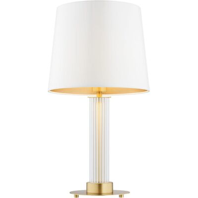 Inny producent Lampa Stołowa Hampton 8540 Argon 1xE27 15W Abażur Satynowy/ Szkło, Kremowy Inny producent Lampa Stołowa Hampton 8540 Argon 1xE27 15W Abażur Satynowy/ Szkło, Kremowy