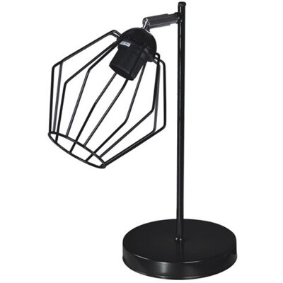 Lampa stołowa KAJA OŚWIETLENIE Benet K-3773, 1xE27, czarna, 36x30 cm Lampa stołowa KAJA OŚWIETLENIE Benet K-3773, 1xE27, czarna, 36x30 cm