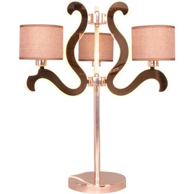 Lampa stołowa Led Ambrosia 3 Miedziany, Candellux Lampa stołowa Led Ambrosia 3 Miedziany, Candellux