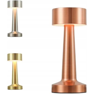 Inny producent Lampa stołowa LED AURORA LUX 1W 120lm RÓŻOWE ZŁOTO IP20 DOTYKOWA USB-C Inny producent Lampa stołowa LED AURORA LUX 1W 120lm RÓŻOWE ZŁOTO IP20 DOTYKOWA USB-C