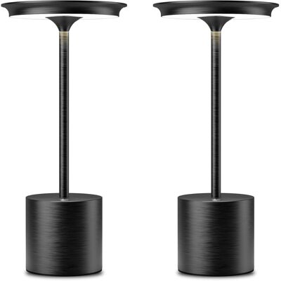 Inny producent Lampa Stołowa LED Bezprzewodowa 6000mAh 3 Tryby Światła Nowoczesna Czarna Inny producent Lampa Stołowa LED Bezprzewodowa 6000mAh 3 Tryby Światła Nowoczesna Czarna