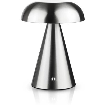 Interlook Lampa stołowa LED Nowoczesna lampka dotykowa Lampka nocna z wbudowanym akumulatorem HJA24-SILVER Interlook Lampa stołowa LED Nowoczesna lampka dotykowa Lampka nocna z wbudowanym akumulatorem HJA24-SILVER