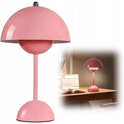 Inny producent Lampa stołowa LED retro DASIAUTOEM różowa ściemniana USB 3 kolory Inny producent Lampa stołowa LED retro DASIAUTOEM różowa ściemniana USB 3 kolory