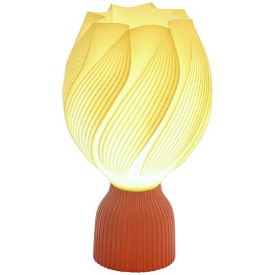 Homcom Lampa stołowa LED z kloszem 3D w kształcie kwiatu Homcom Lampa stołowa LED z kloszem 3D w kształcie kwiatu