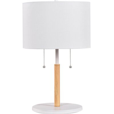 Lampa stołowa, LIGHT PRESTIGE Fogo, 2xE27, biała Lampa stołowa, LIGHT PRESTIGE Fogo, 2xE27, biała