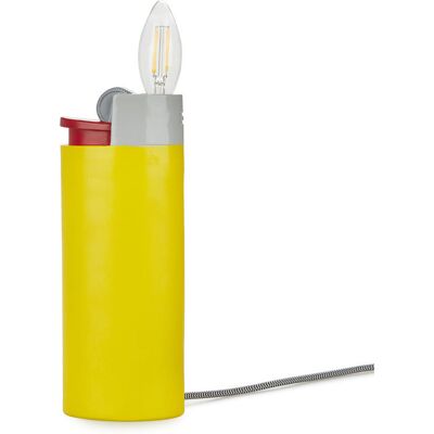 Inny producent Lampa stołowa Lighter żółta – dekoracyjna lampka na biurko, Balvi Inny producent Lampa stołowa Lighter żółta – dekoracyjna lampka na biurko, Balvi