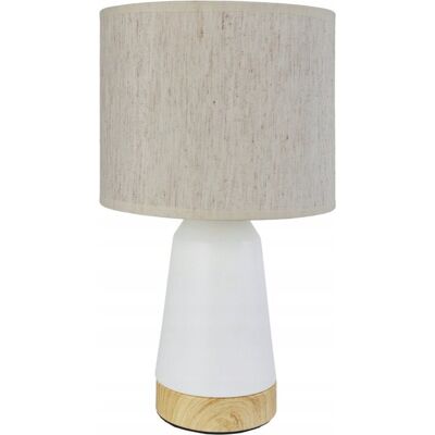 Inny producent Lampa Stołowa Ll Bewer Tl E14 Do Led Lampka Nocna Klosz Z Tkaniny Inny producent Lampa Stołowa Ll Bewer Tl E14 Do Led Lampka Nocna Klosz Z Tkaniny