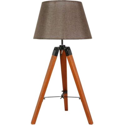 Lampa stołowa Lugano Brązowy, Candellux Lampa stołowa Lugano Brązowy, Candellux