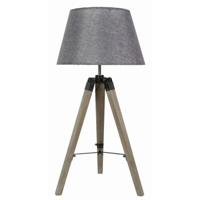 Lampa stołowa Lugano Szary, Candellux Lampa stołowa Lugano Szary, Candellux
